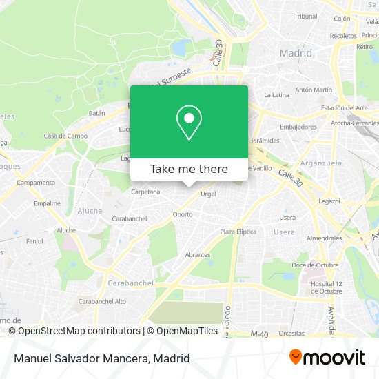 Manuel Salvador Mancera map