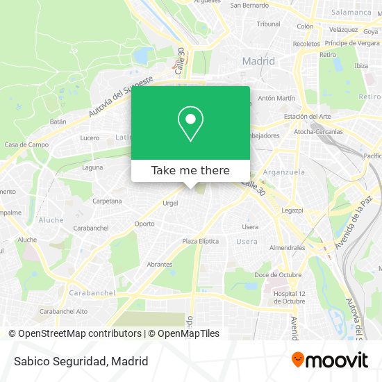 Sabico Seguridad map