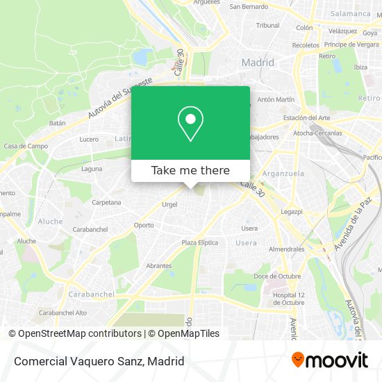 mapa Comercial Vaquero Sanz