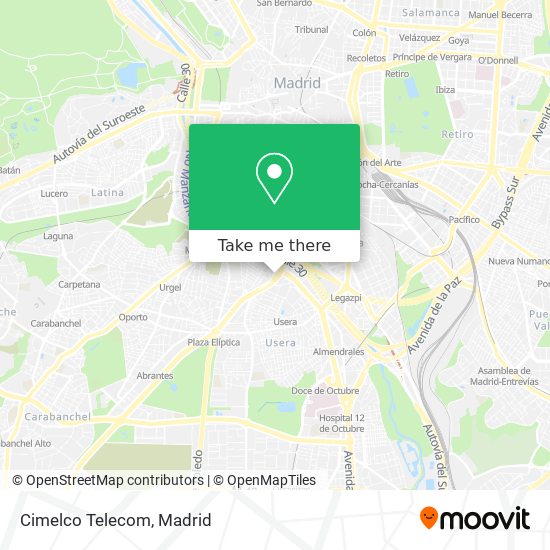 Cimelco Telecom map