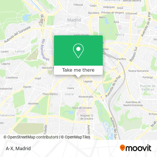A-X map