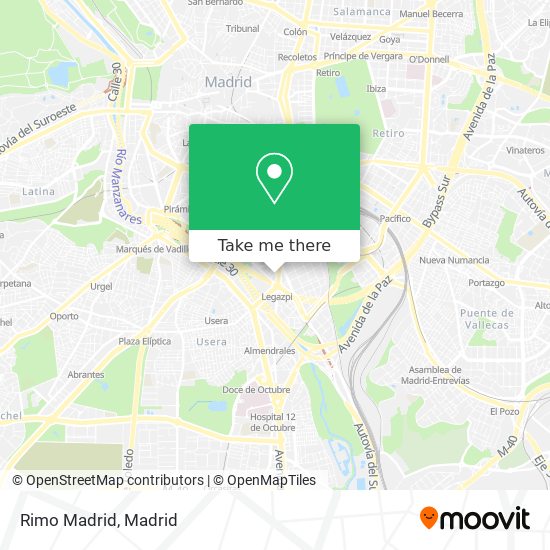 Rimo Madrid map