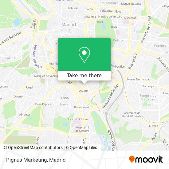 mapa Pignus Marketing