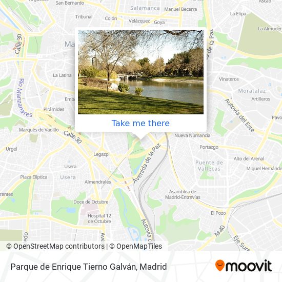 Parque de Enrique Tierno Galván map