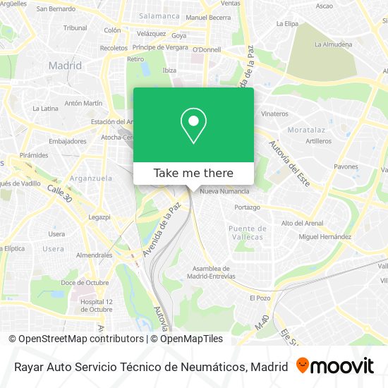 Rayar Auto Servicio Técnico de Neumáticos map