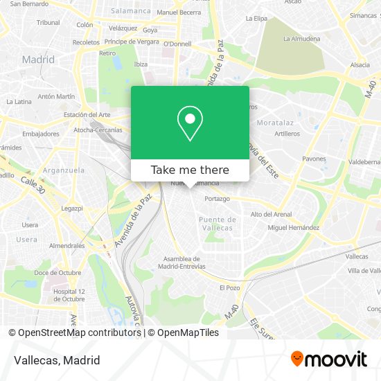 mapa Vallecas