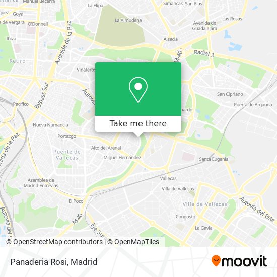 Panaderia Rosi map