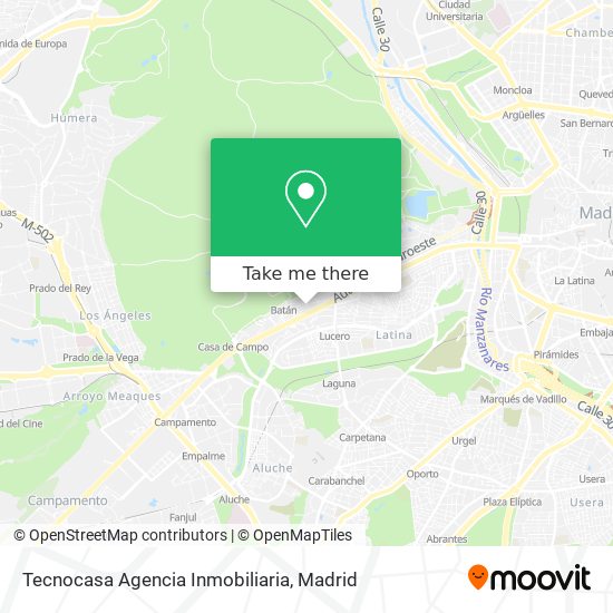 Tecnocasa Agencia Inmobiliaria map