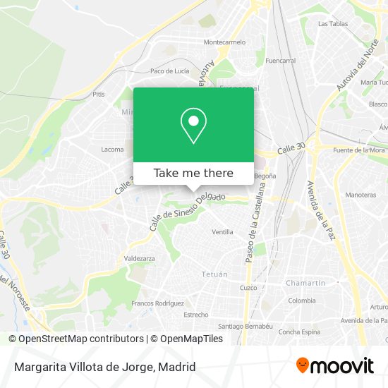 Margarita Villota de Jorge map
