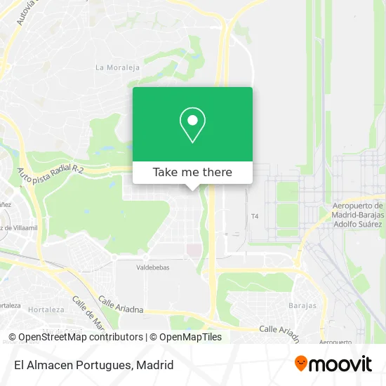 El Almacen Portugues map
