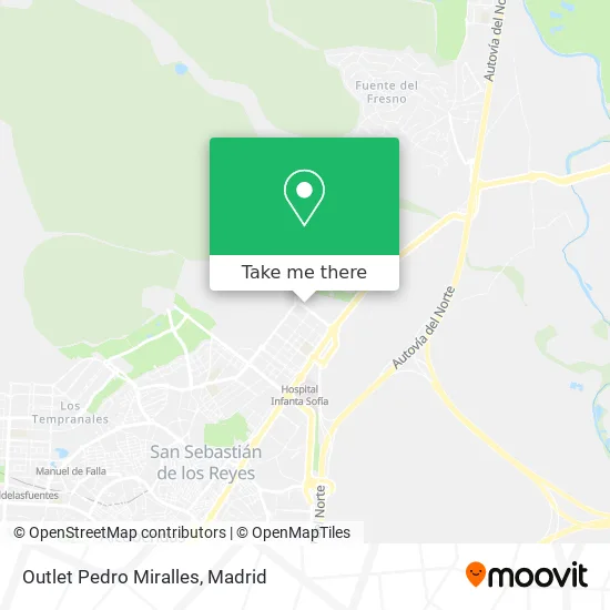 Outlet Pedro Miralles map