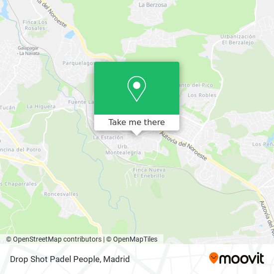 Drop Shot Padel People map