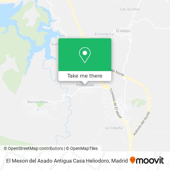 El Meson del Asado Antigua Casa Heliodoro map