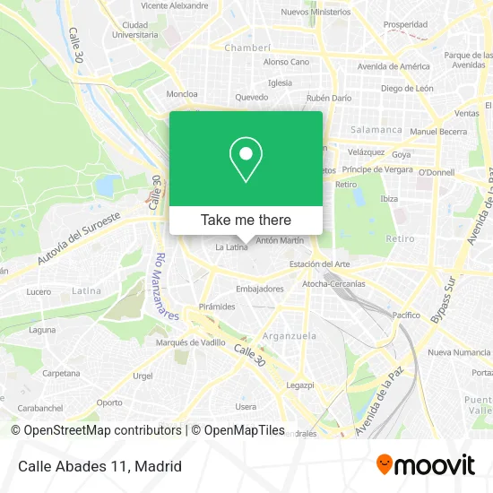Calle Abades 11 map
