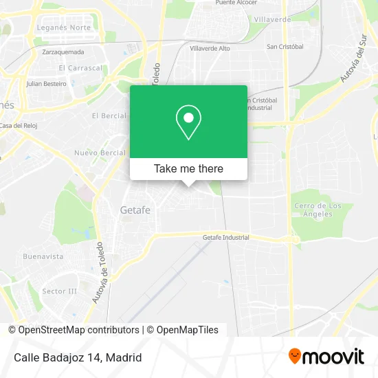 Calle Badajoz 14 map