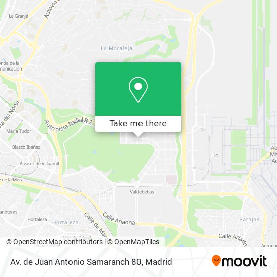 Av. de Juan Antonio Samaranch 80 map