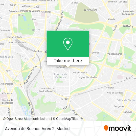 mapa Avenida de Buenos Aires 2