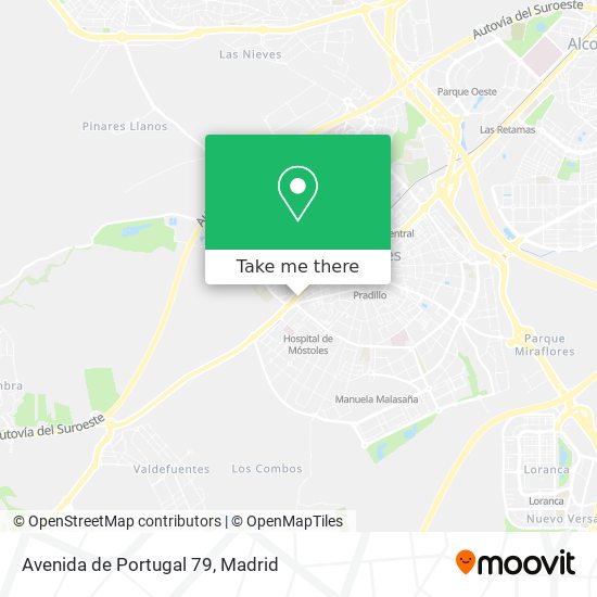 Avenida de Portugal 79 map