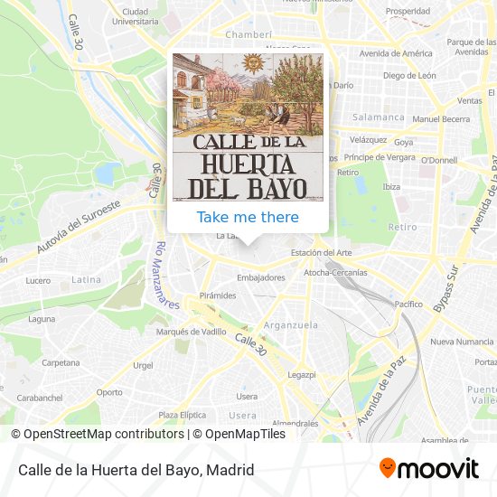 Calle de la Huerta del Bayo map