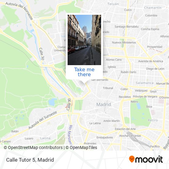 Calle Tutor 5 map