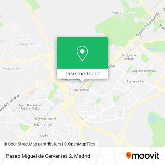 Paseo Miguel de Cervantes 2 map