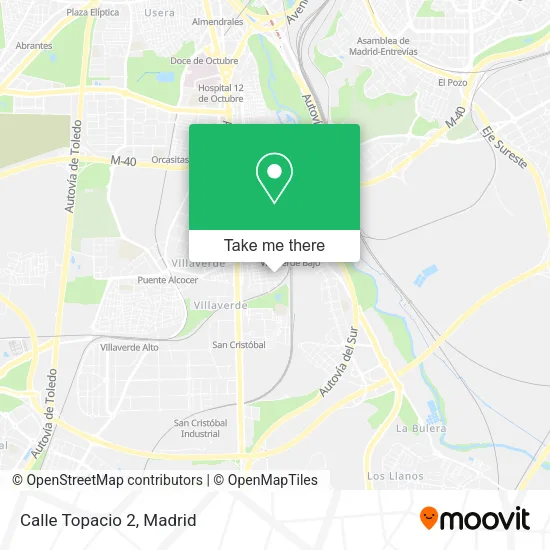 Calle Topacio 2 map