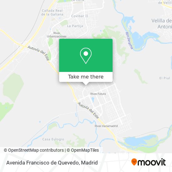 Avenida Francisco de Quevedo map