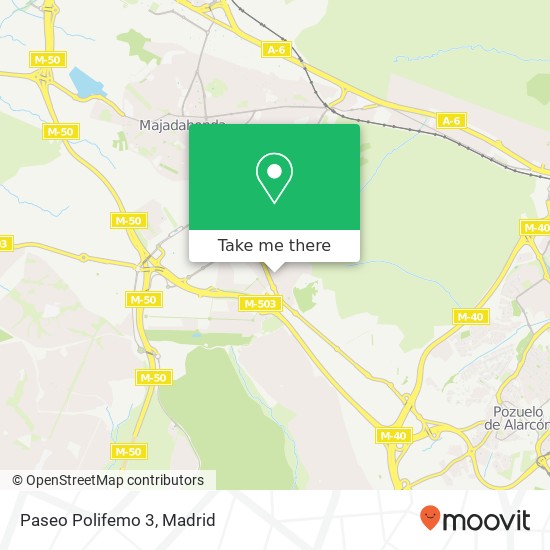 Paseo Polifemo 3 map