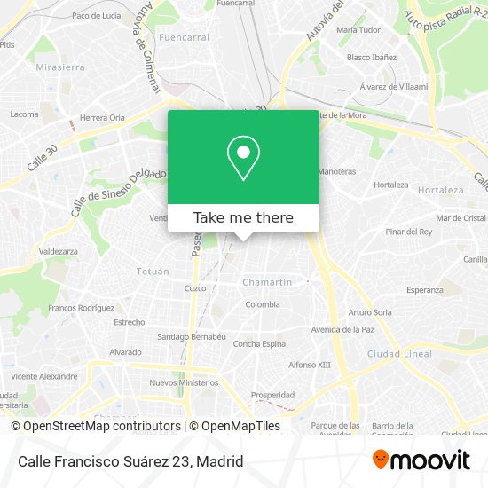 Calle Francisco Suárez 23 map