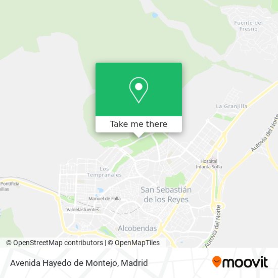 Avenida Hayedo de Montejo map