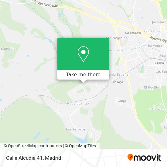 mapa Calle Alcudia 41