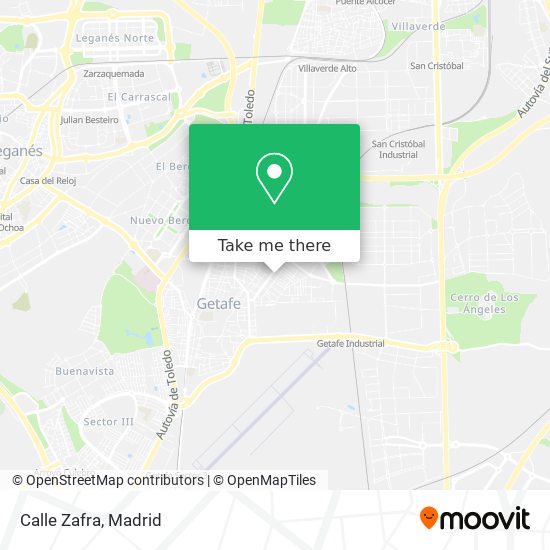 Calle Zafra map