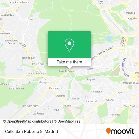 Calle San Roberto 8 map