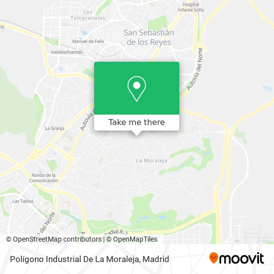 Polígono Industrial De La Moraleja map