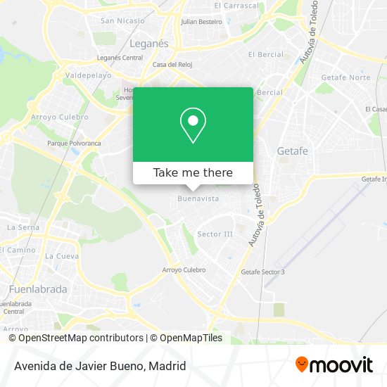 mapa Avenida de Javier Bueno