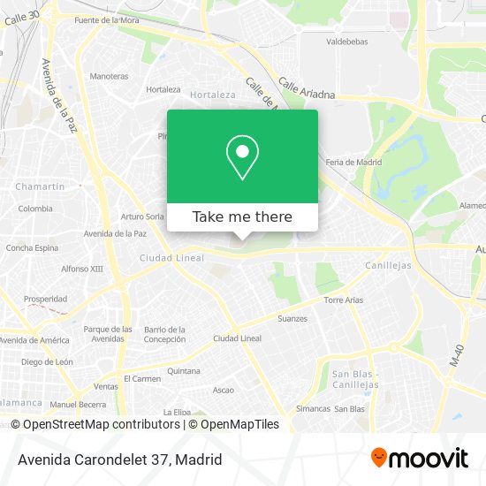 mapa Avenida Carondelet 37