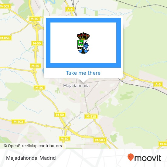 Majadahonda map