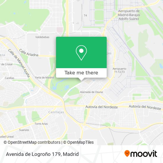 Avenida de Logroño 179 map