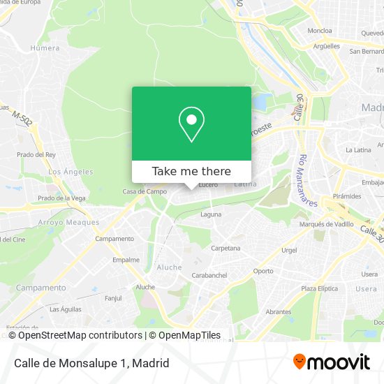 Calle de Monsalupe 1 map