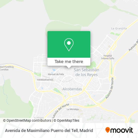 mapa Avenida de Maximiliano Puerro del Tell