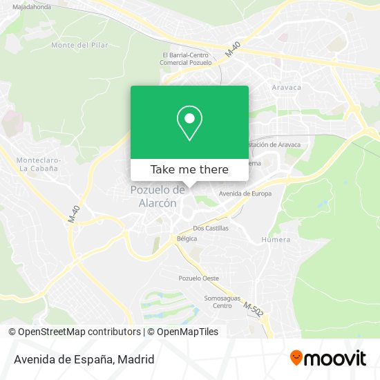 Avenida de España map