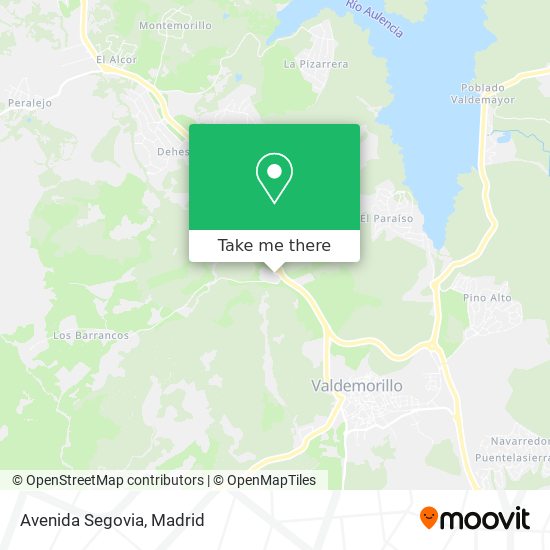 Avenida Segovia map