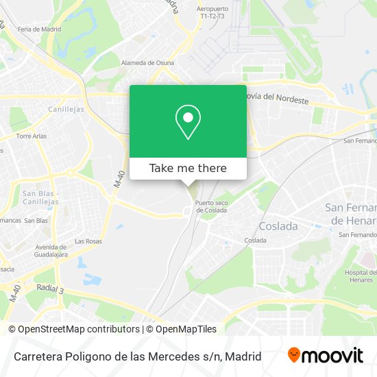 Carretera Poligono de las Mercedes s / n map