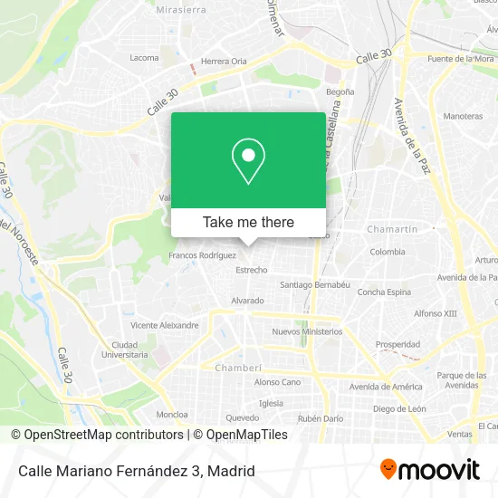 Calle Mariano Fernández 3 map