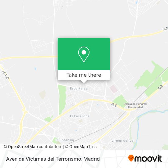 Avenida Víctimas del Terrorismo map