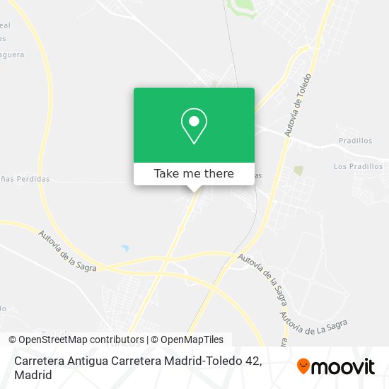 Carretera Antigua Carretera Madrid-Toledo 42 map
