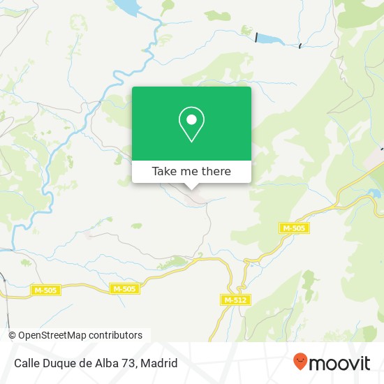 mapa Calle Duque de Alba 73