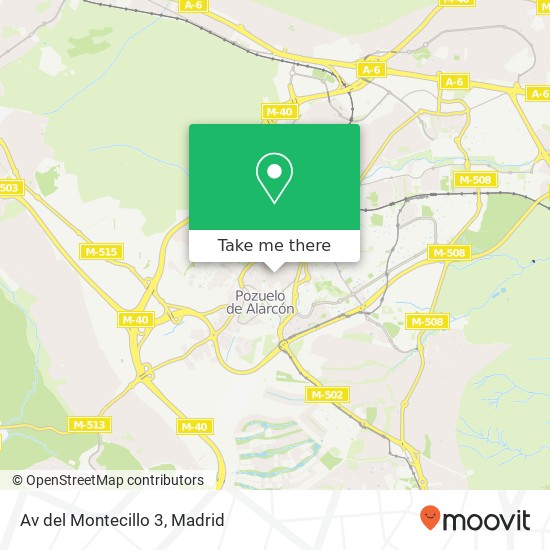 Av del Montecillo 3 map