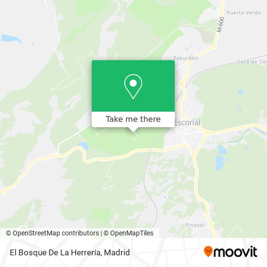 El Bosque De La Herrería map