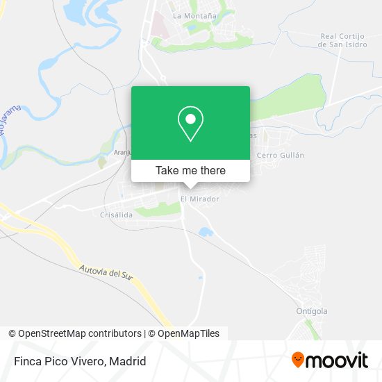 Finca Pico Vivero map